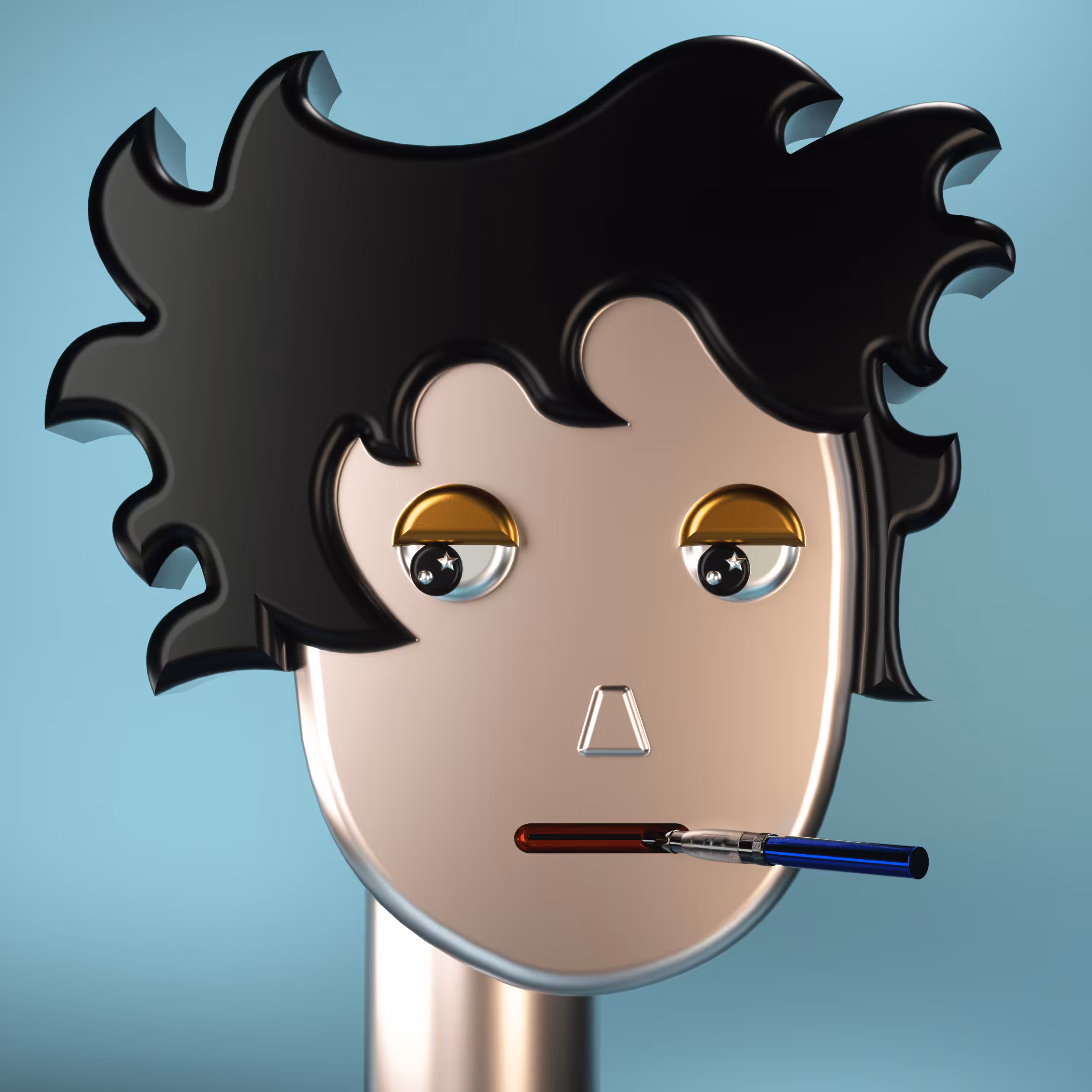 3D Chrome Punk #0286