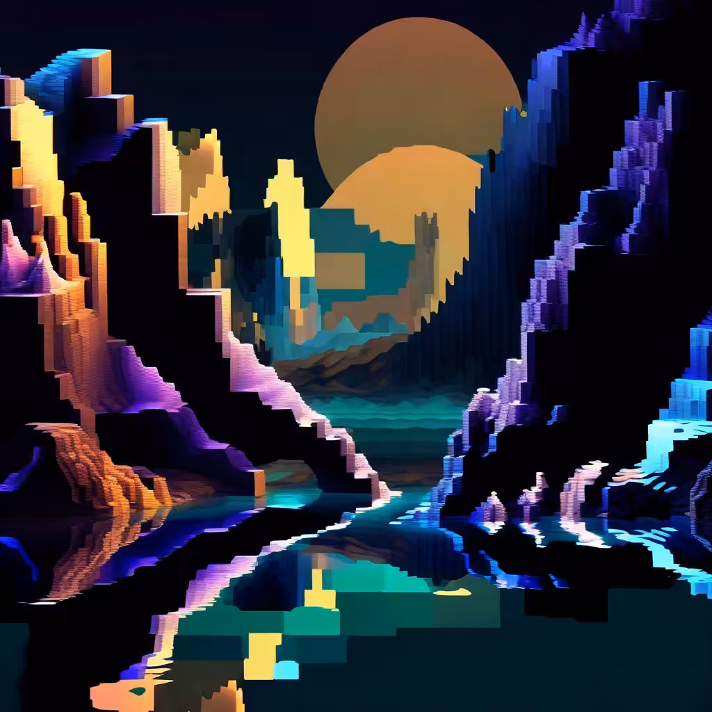 Mountains in depth --X--> [ ] 15 