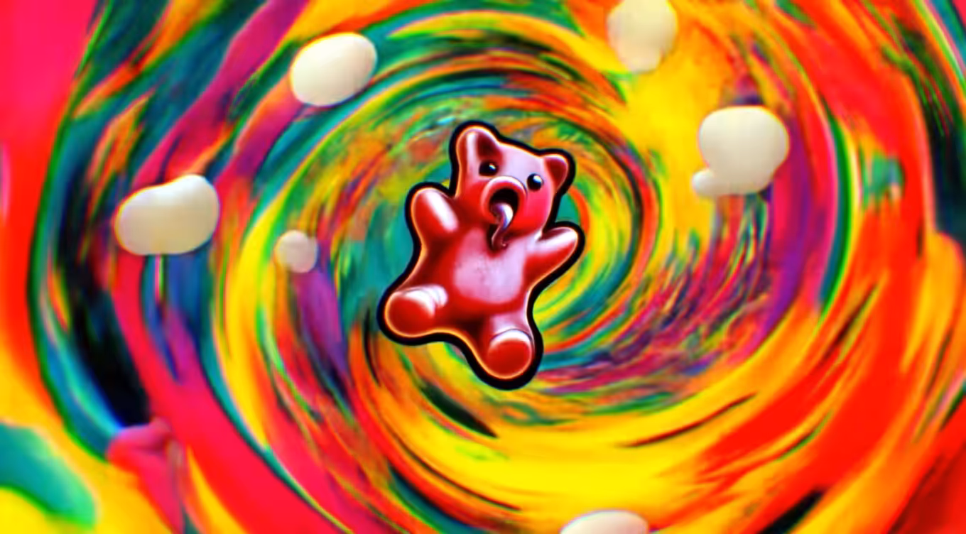 Ai Bear Art from GummyLSD: Lil' Red