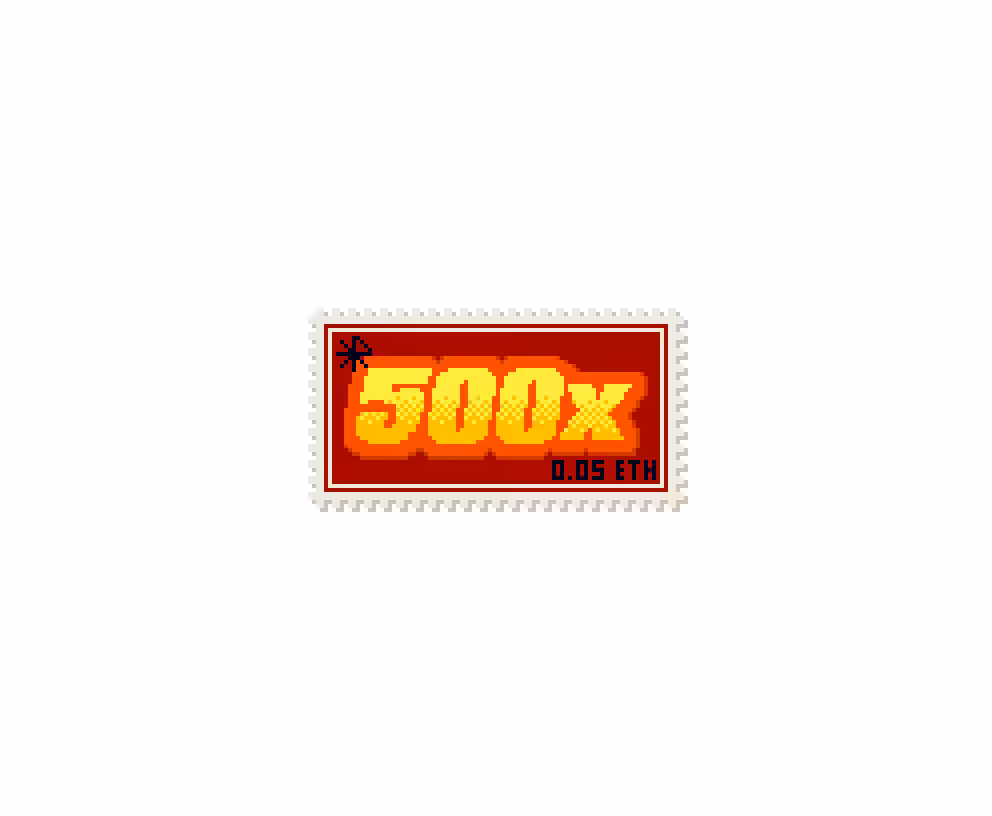 Rodeo posts: Pixel Stamps 500x Tribute to Rodeo 4/5