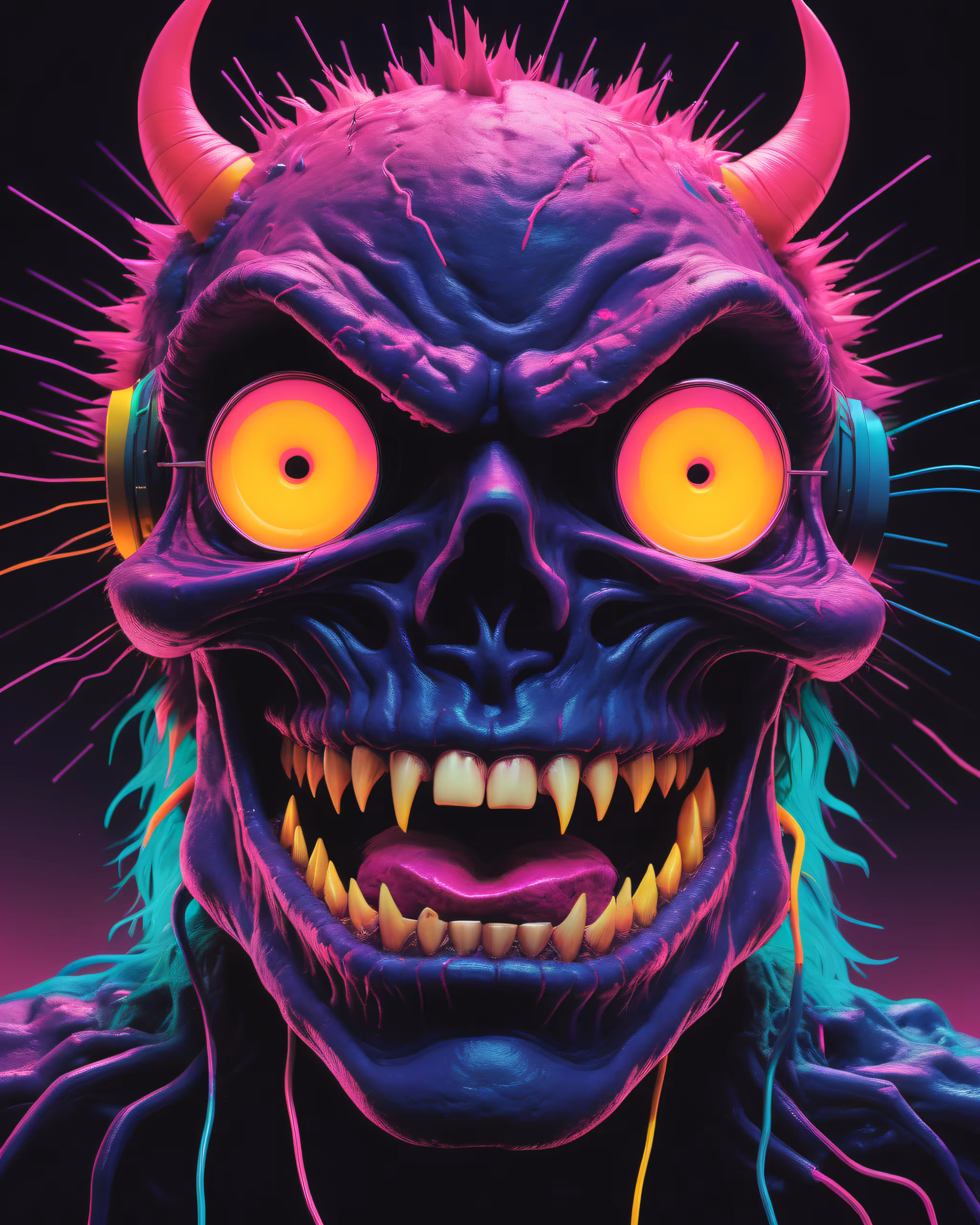 Synthwave Monster #4