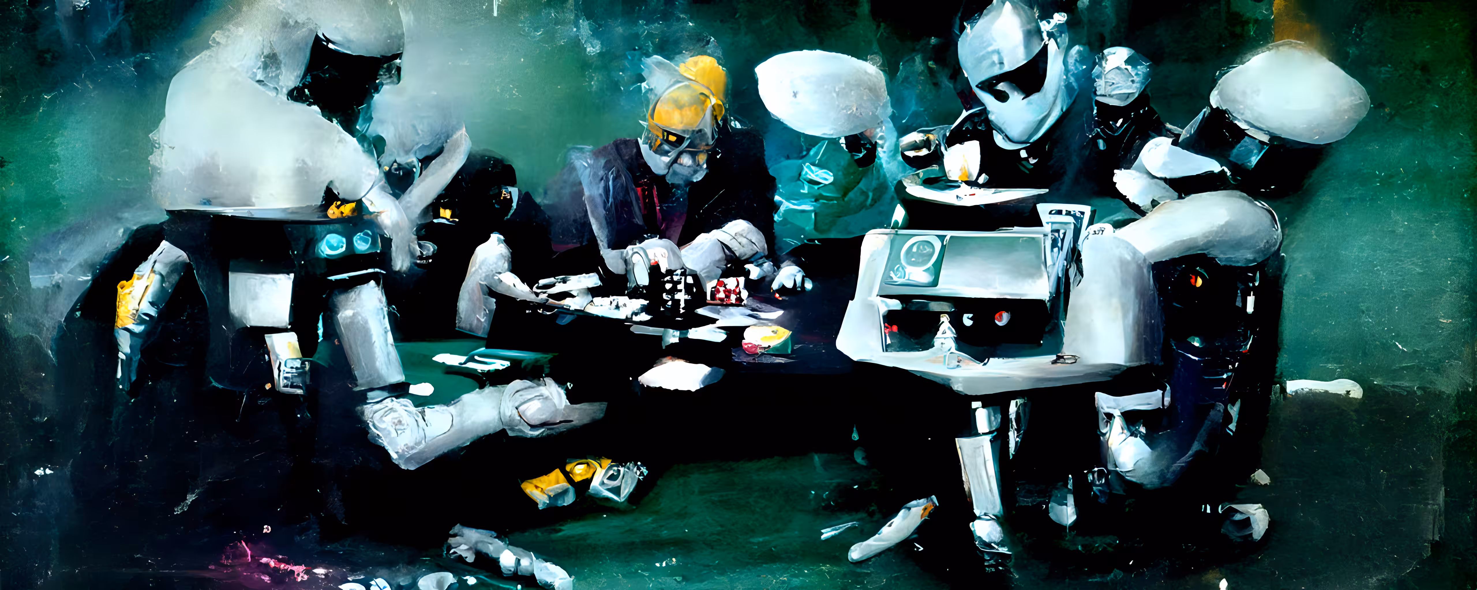 Robots Playing Poker #1