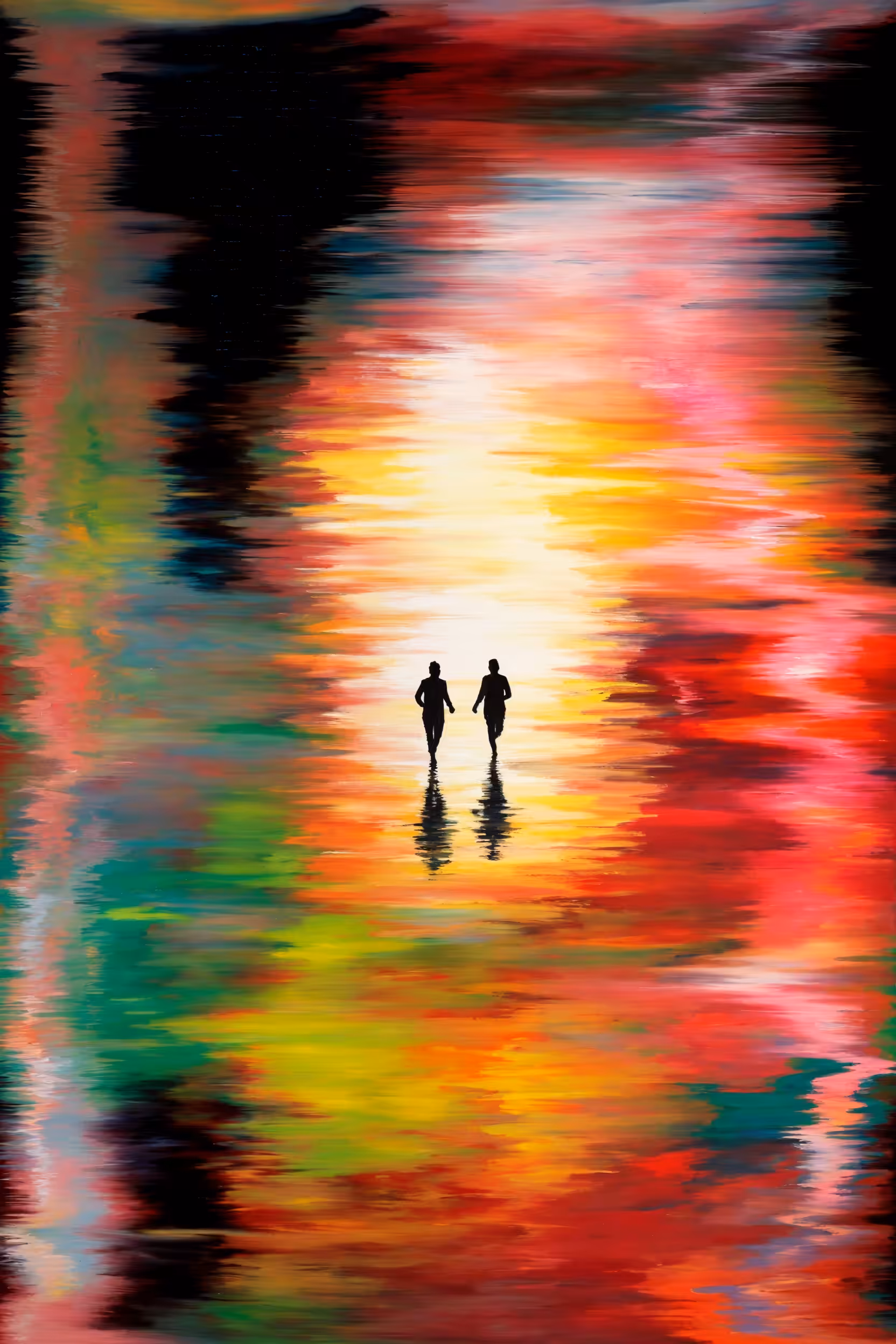 The luminous heart hums with quiet truth