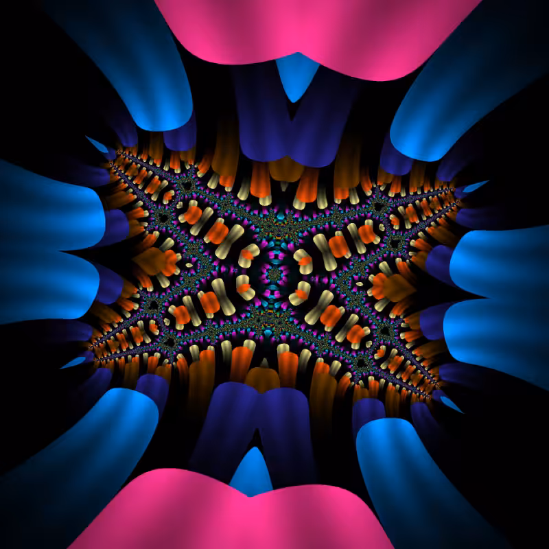 Fractal Flower #211