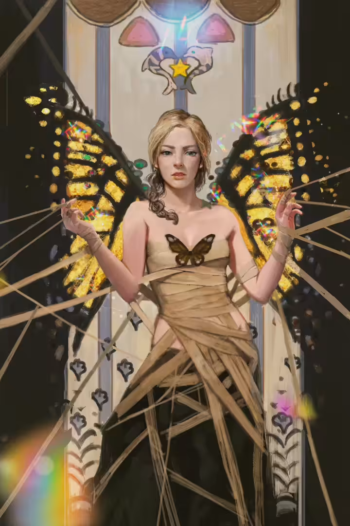 Stuffed butterfly