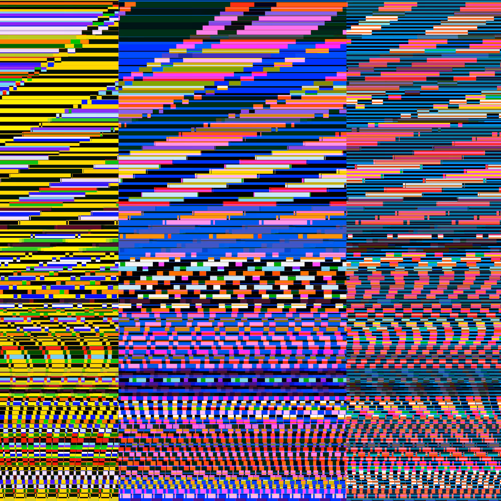 Glitchometry Stripes #30