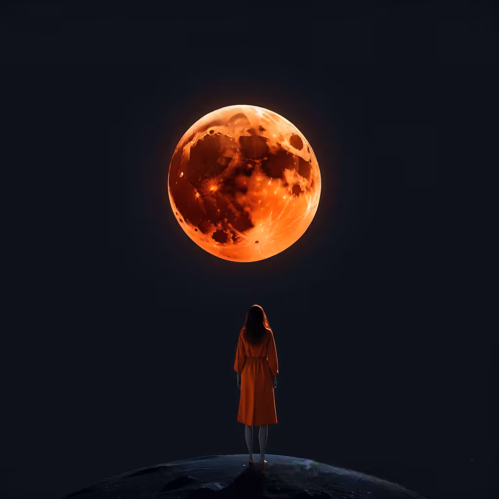 Orange Moon 🧡🌛