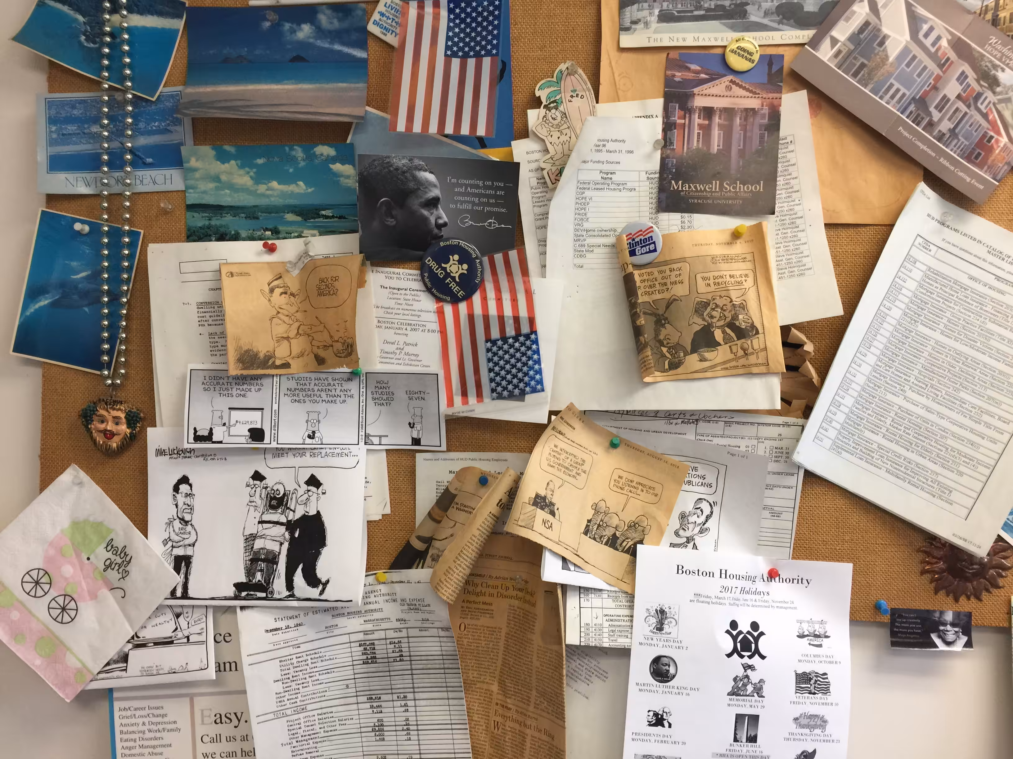 bulletin board 