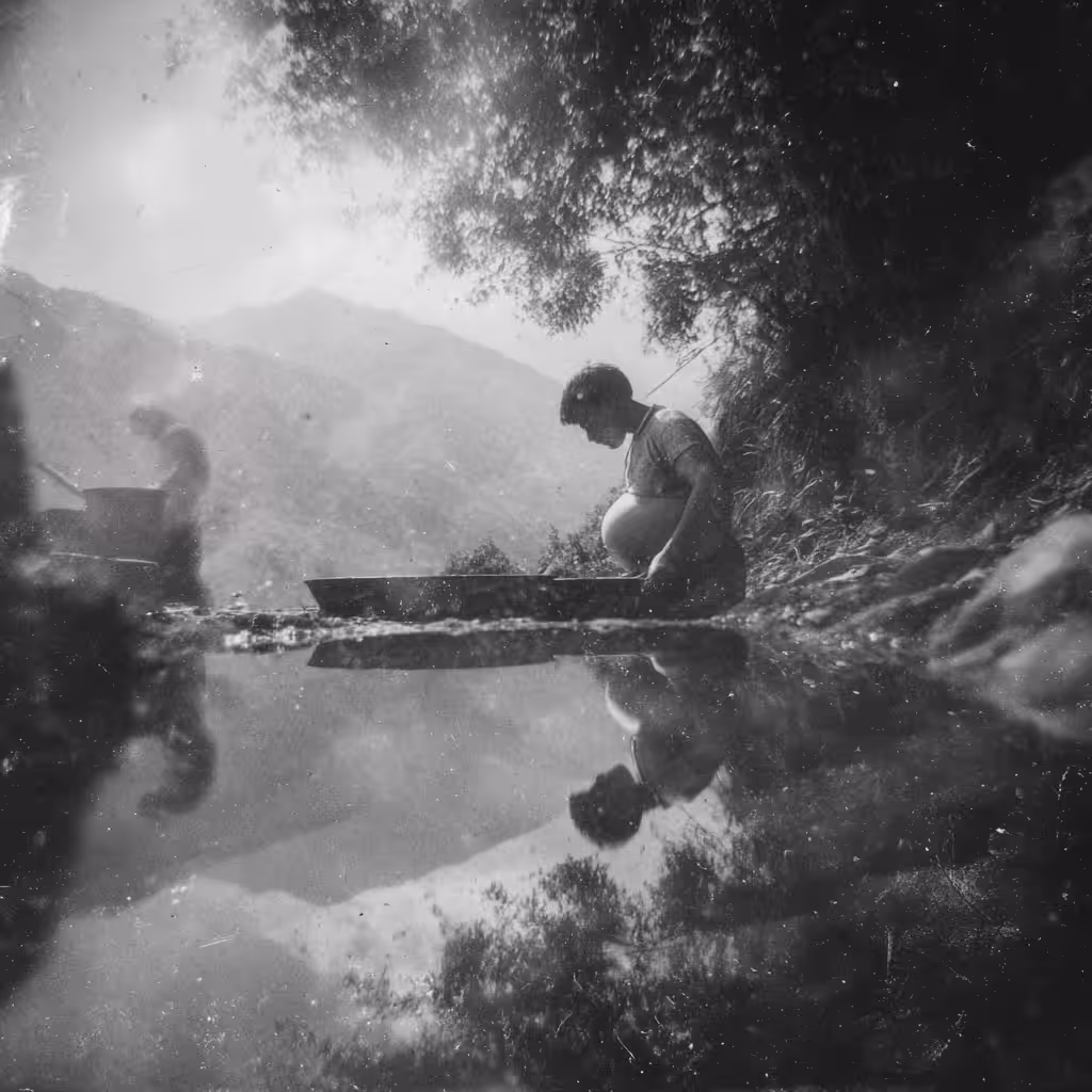 The waters touch the waters