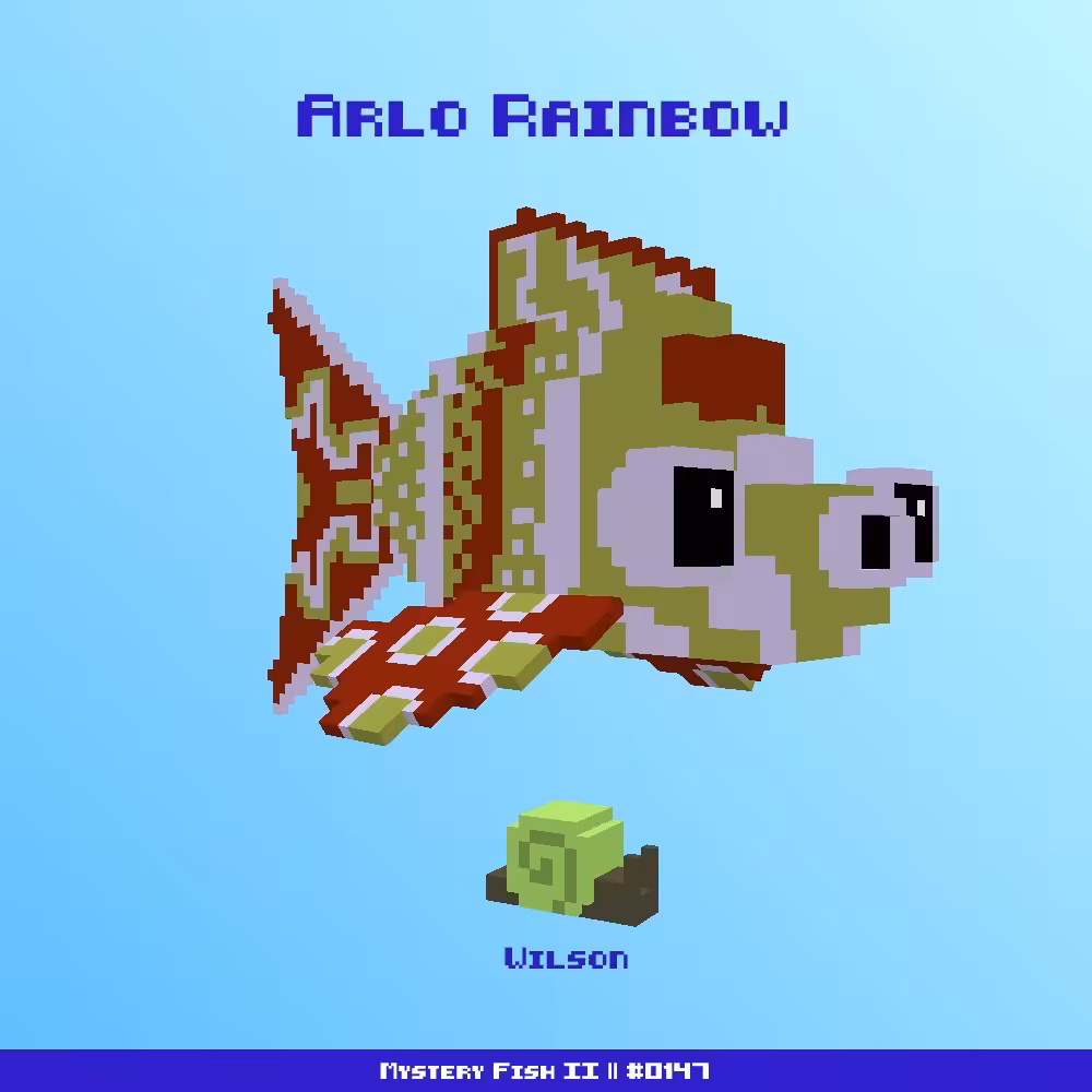 Arlo Rainbow :: Mystery Fish 0147/1000