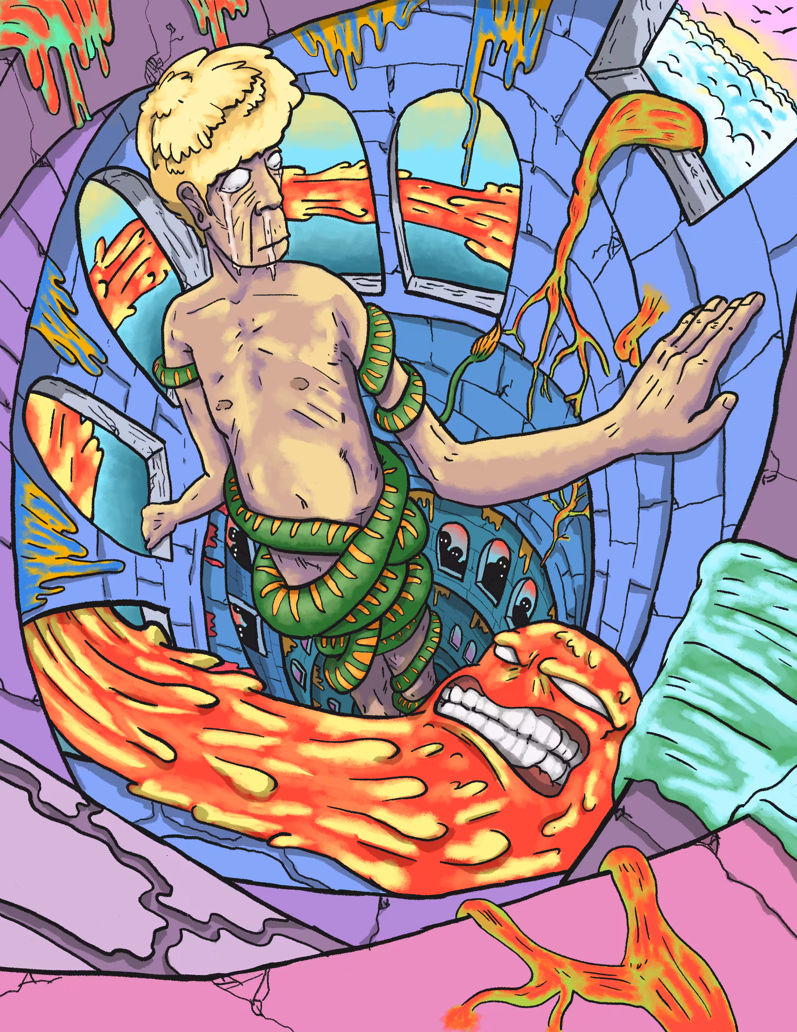 Sad Perspective (Original Artwork)