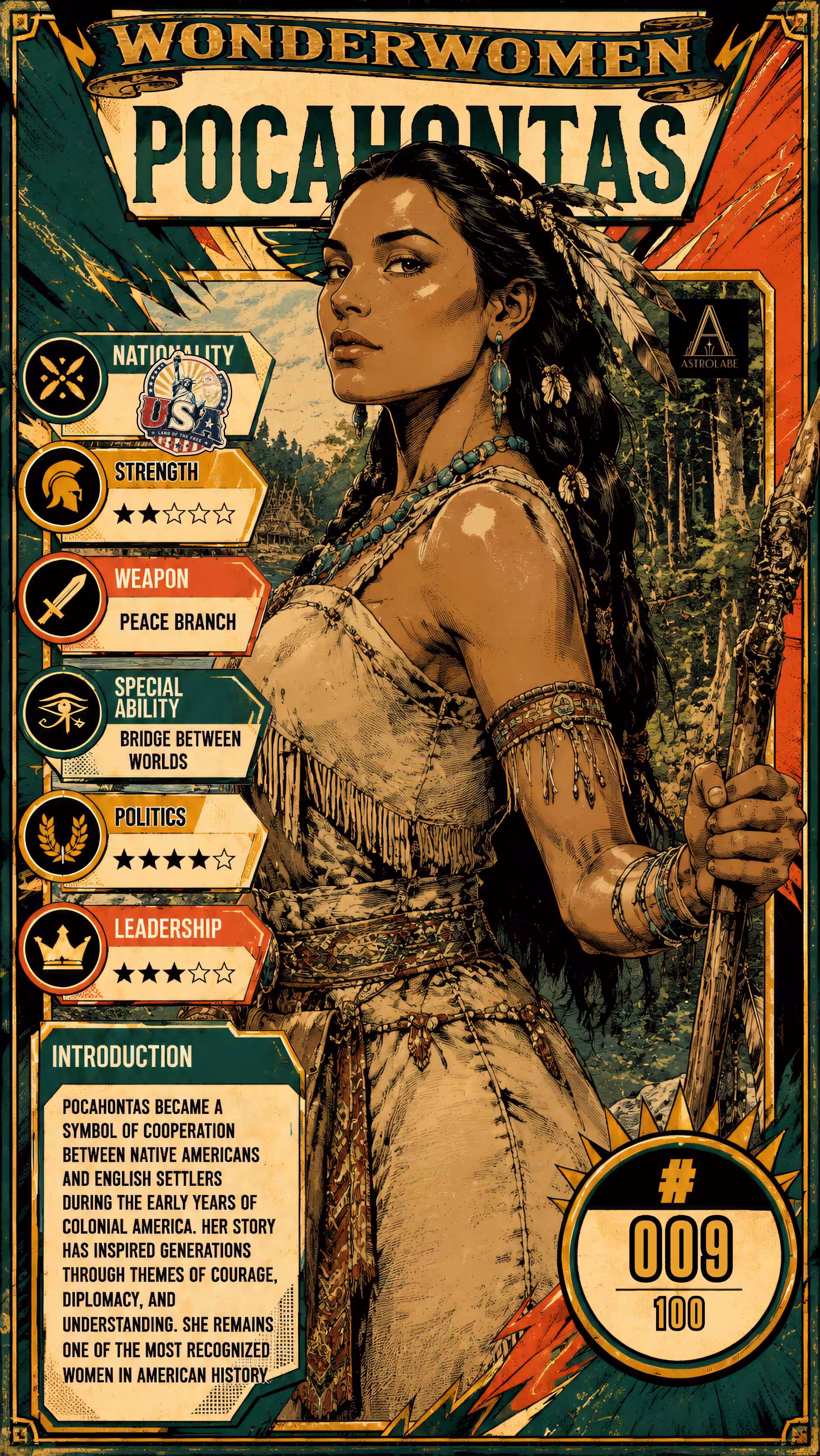 WonderWomen #009 — Pocahontas