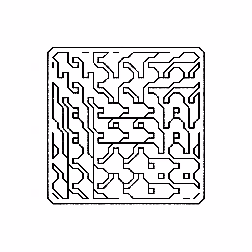 Diagonal Font #10