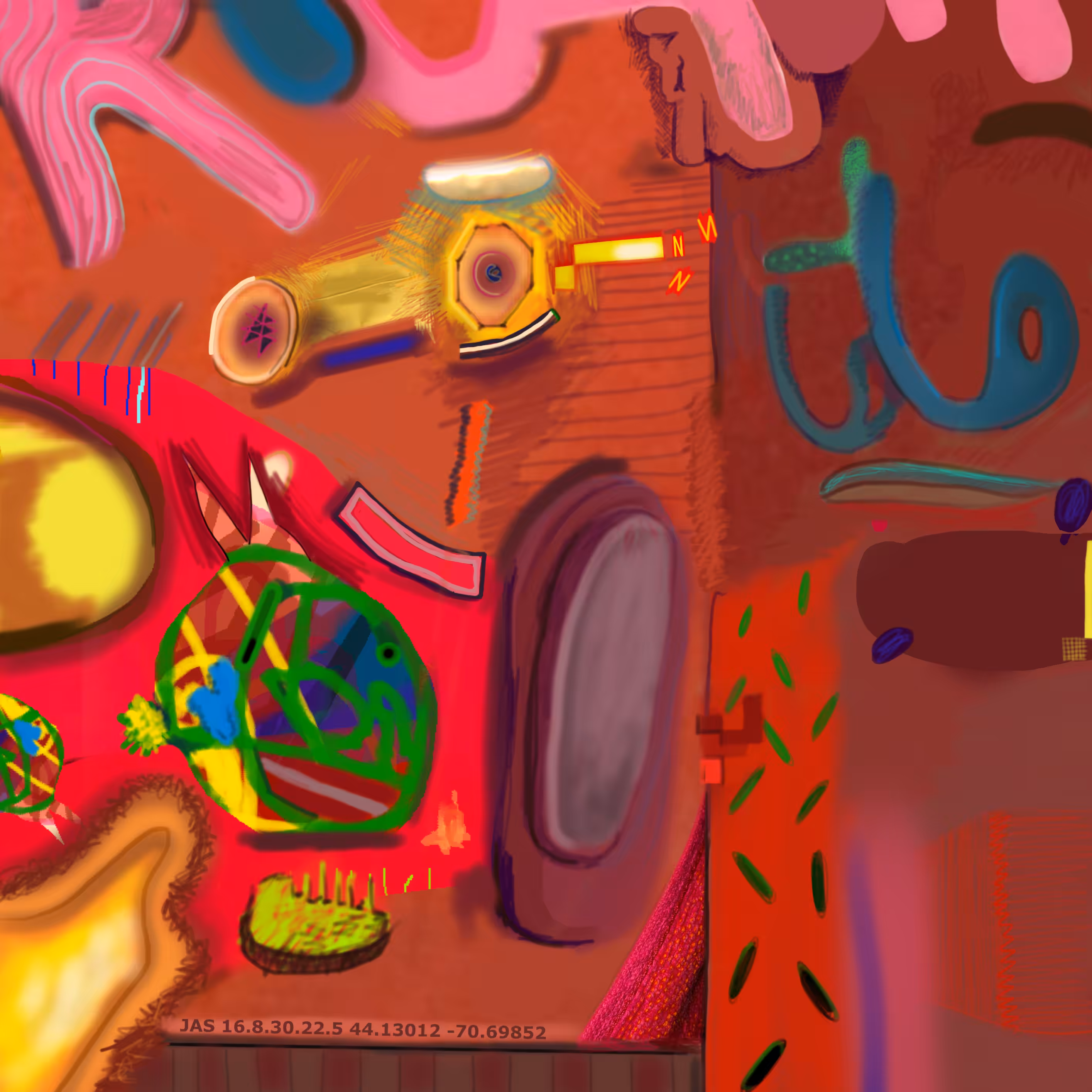 Radical Digital Painting: RDP #45:   JAS 16.8.30.22.5