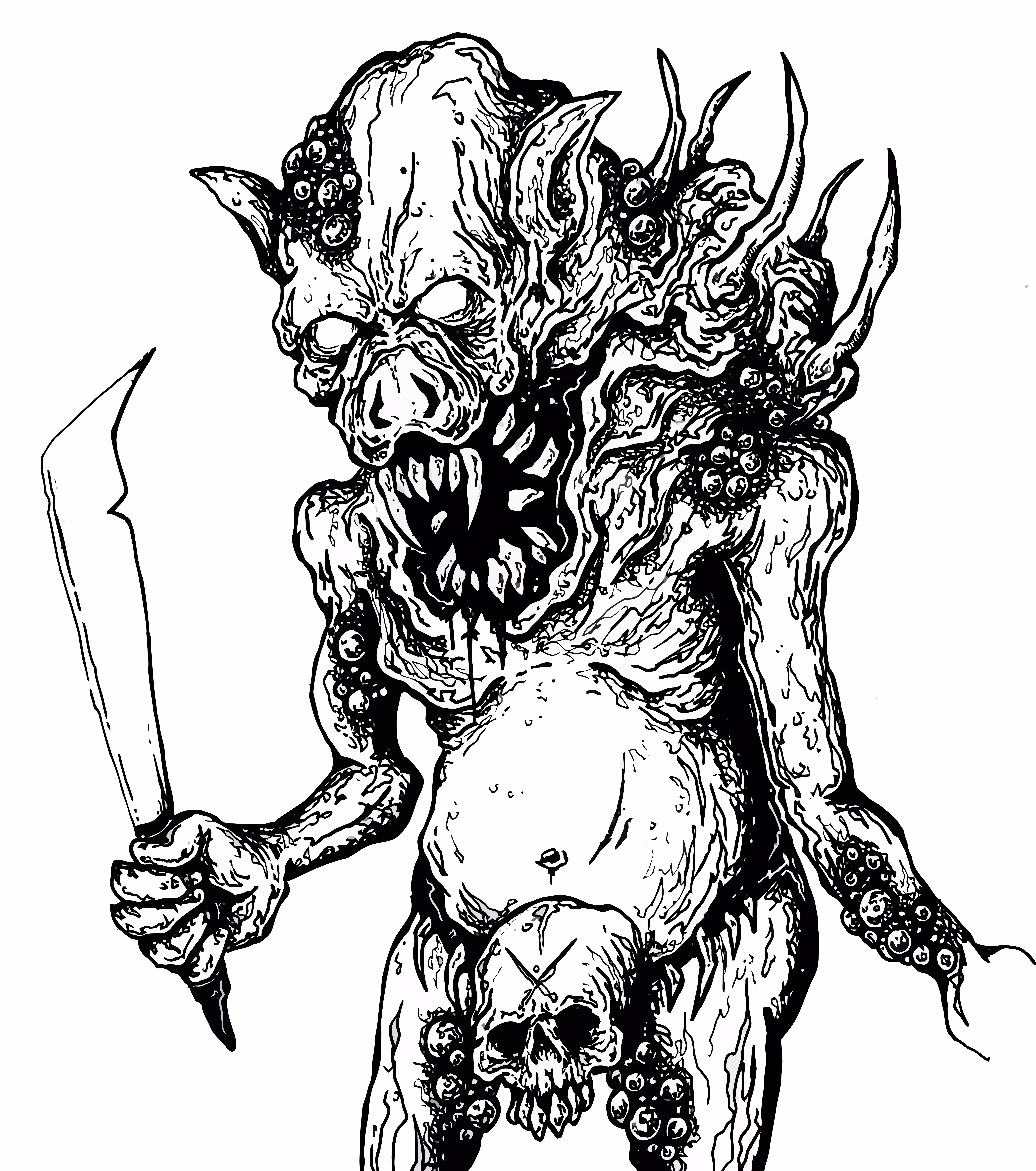 the pig head monster