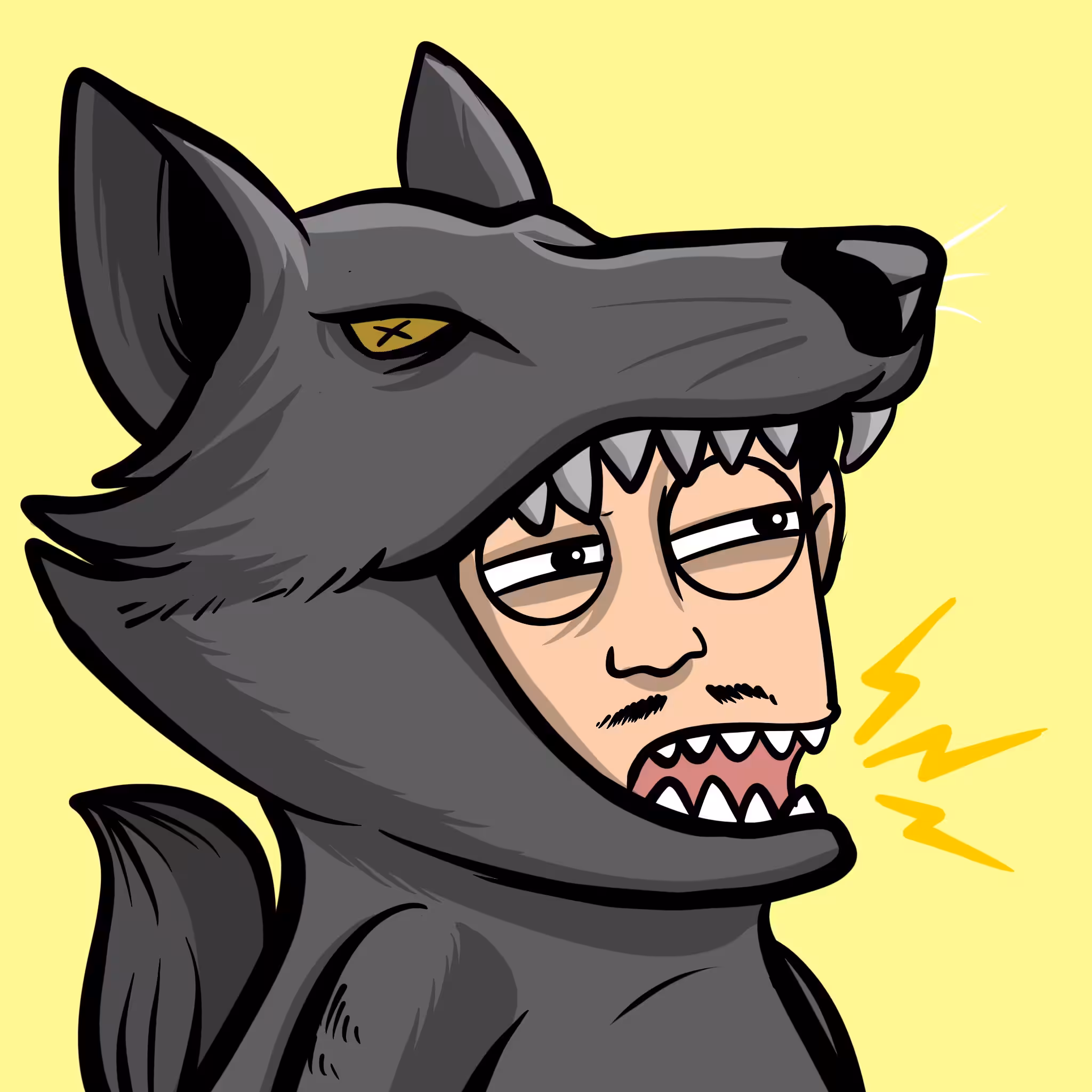 Wolf beast doll