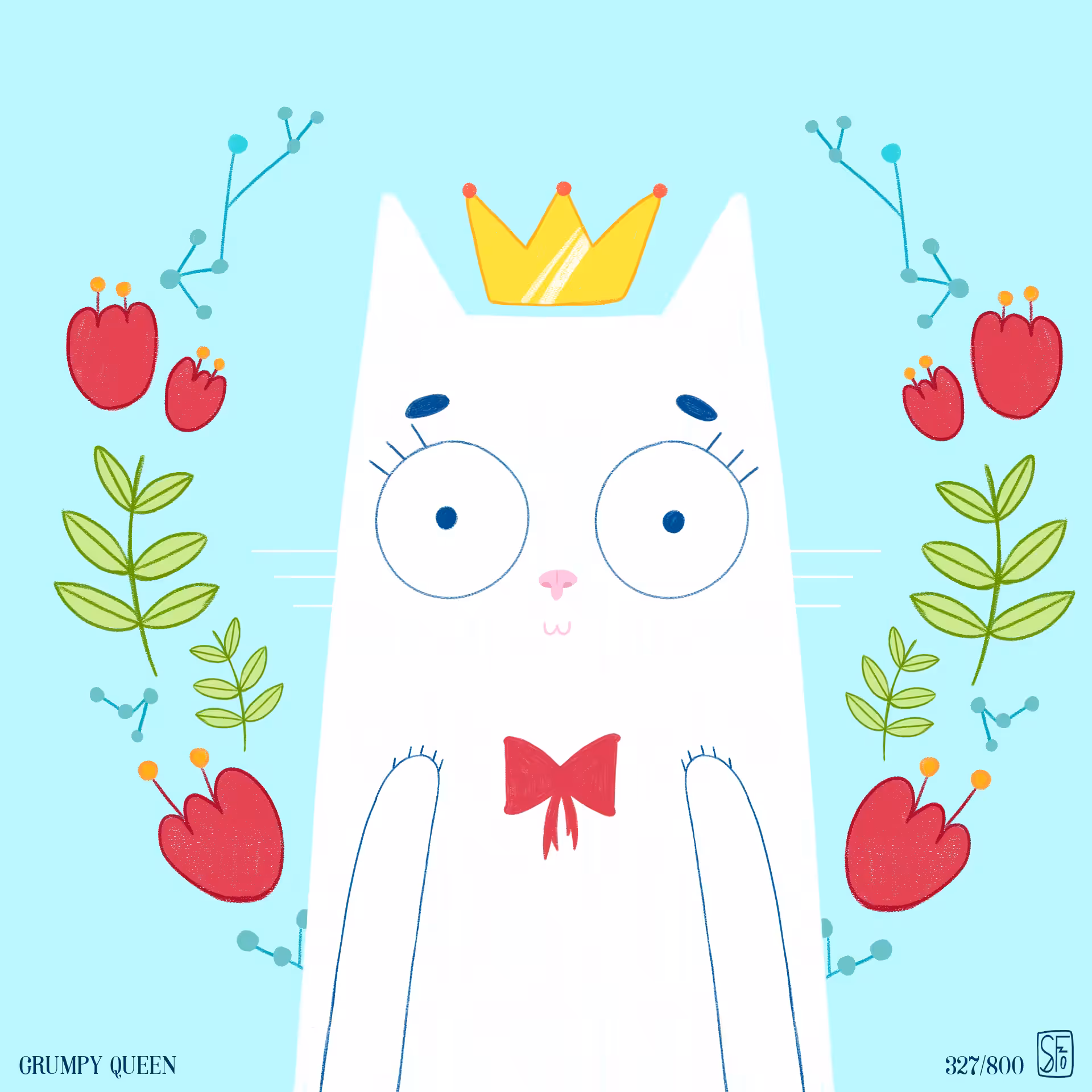 GRUMPY QUEEN