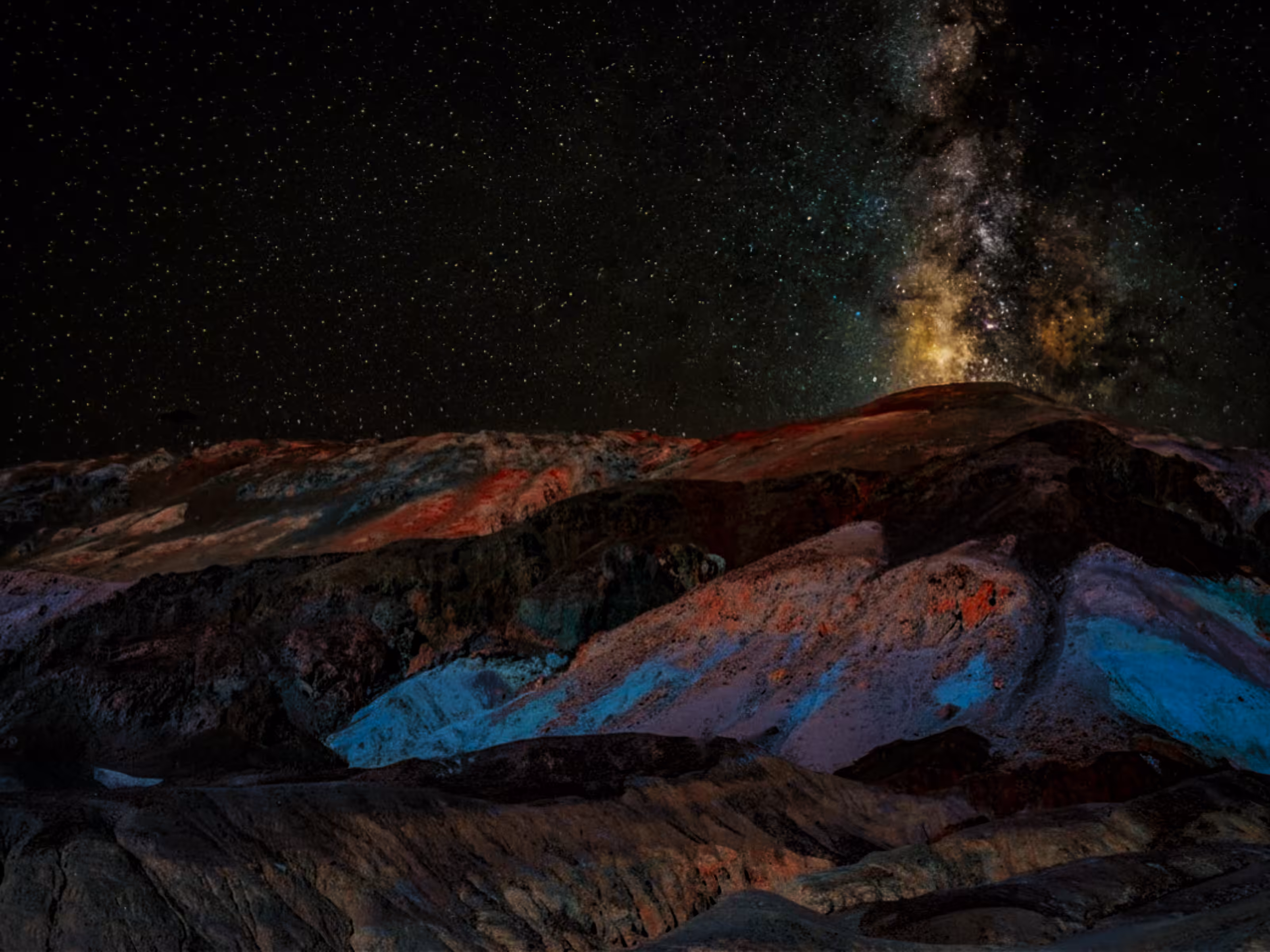 Painted Hills and Sky 