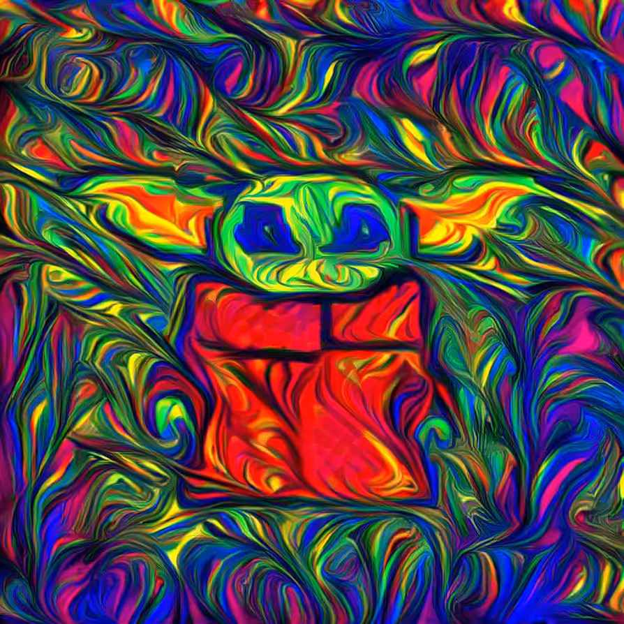 Psychadelic Baby Yoda