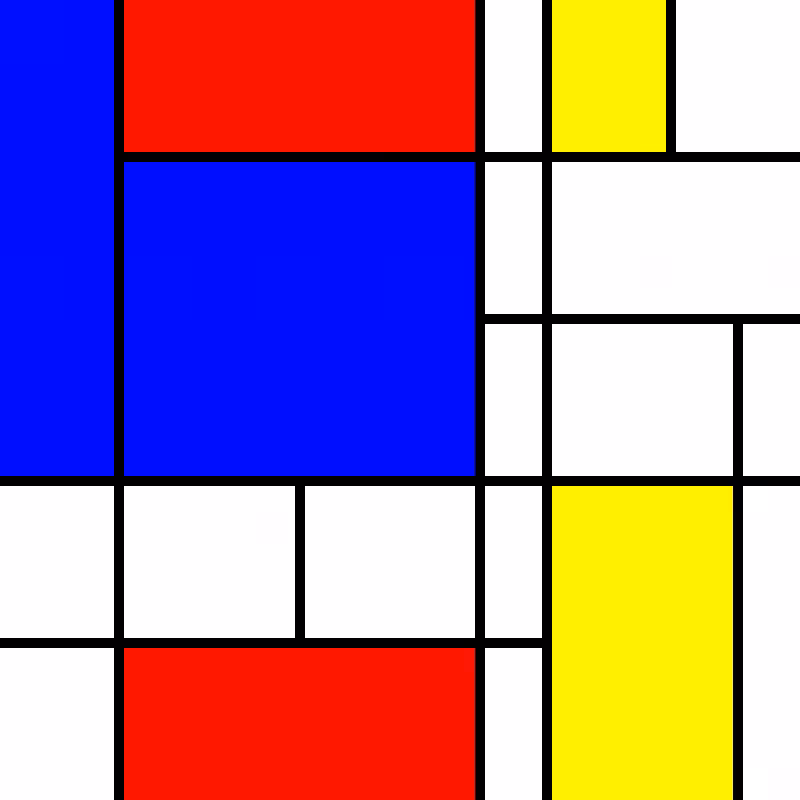 compositioninredblueandyellow.art, (NFT) #4