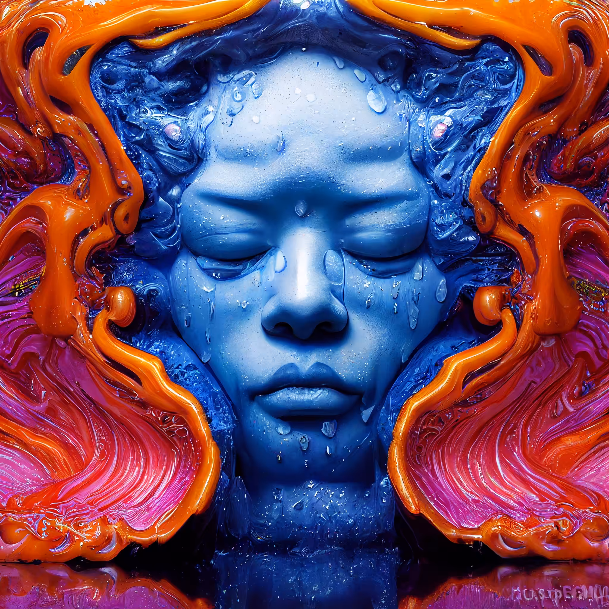 Market of unusual: Water in the embrace of fire