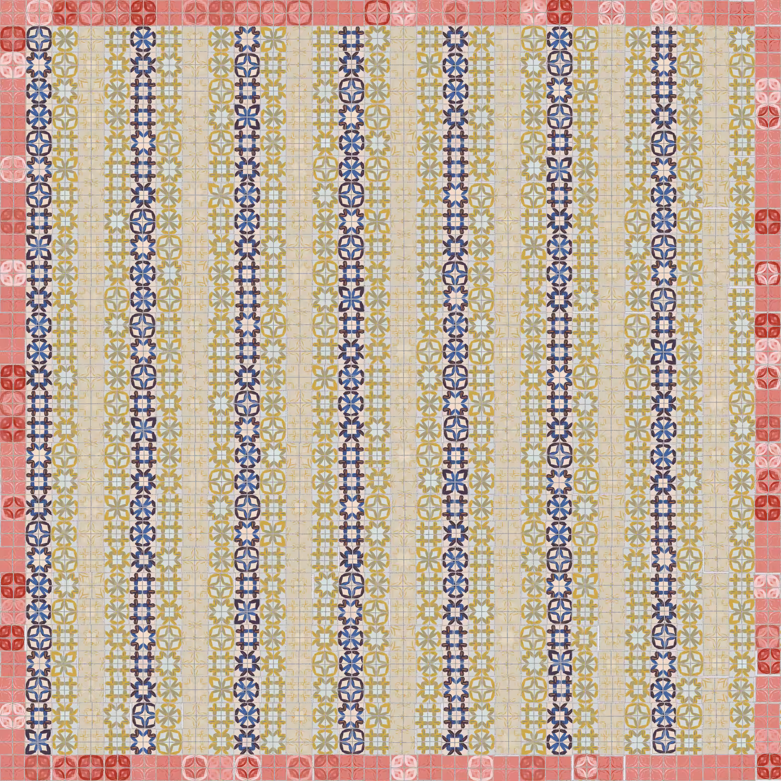Glimpse Of Geometrical Azulejos #6