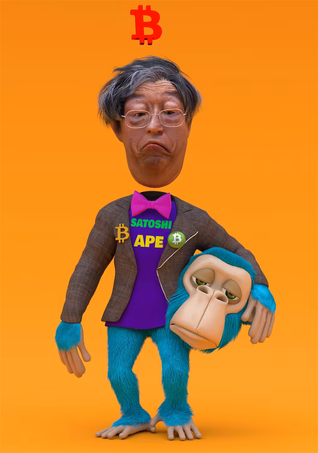 APE AND SATOSHI NAKAMOTO # 22