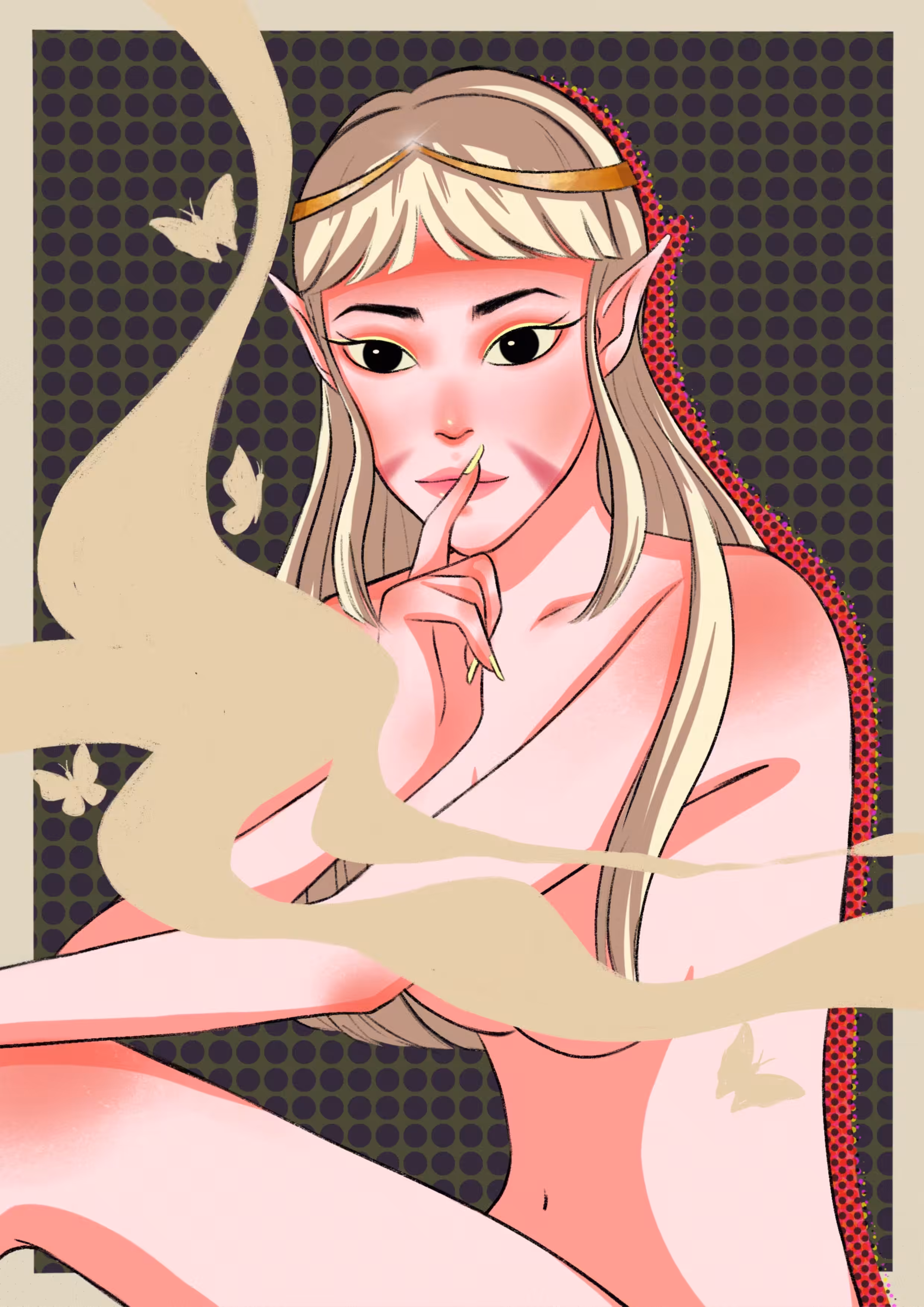 Alfreda said : Shhh..