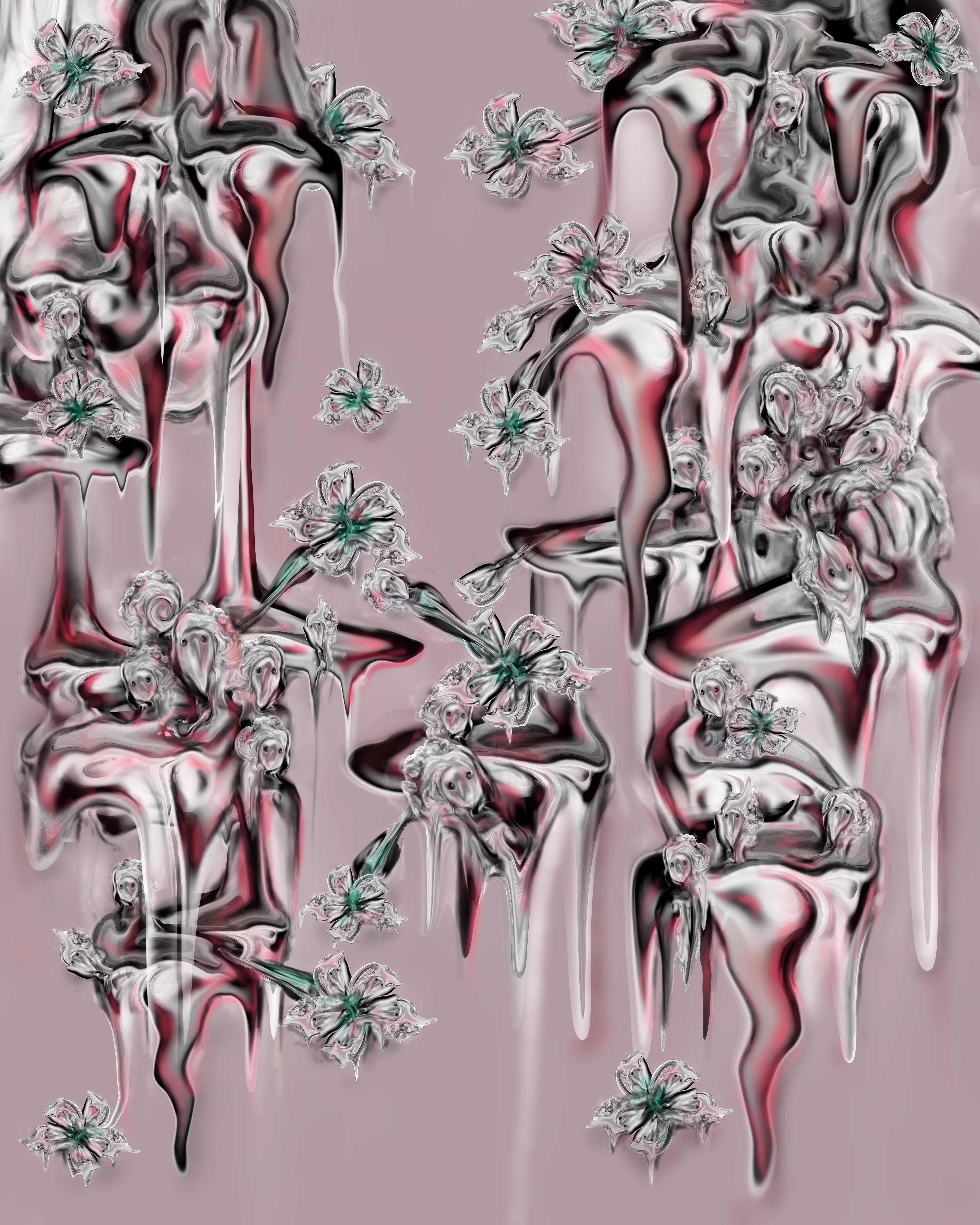 Two Crying Faces  / A2664