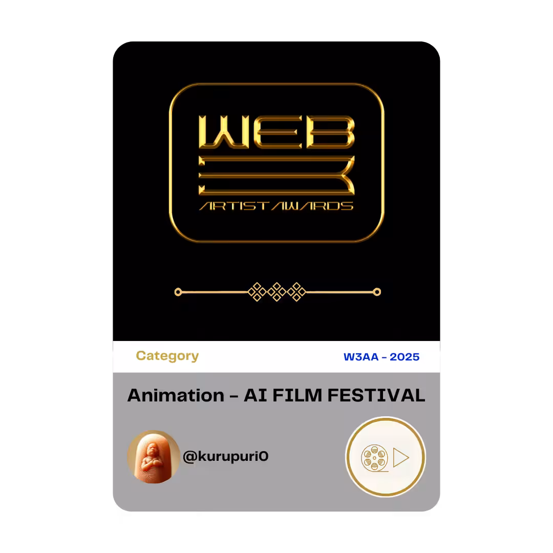 Award 10 - AI Film Festival - @kukrupuri0