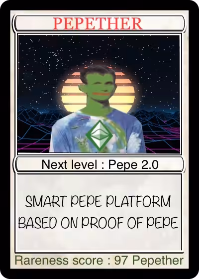 PEPETHER | Series 1 Card 34