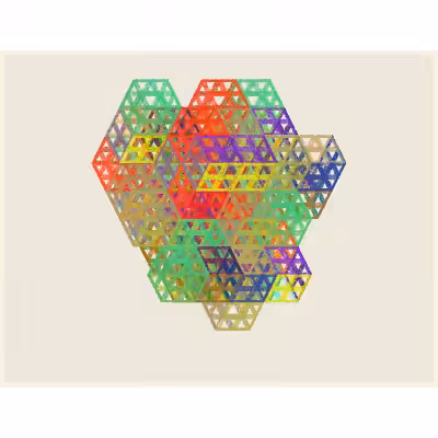 Brutalist Mesh Paintings
