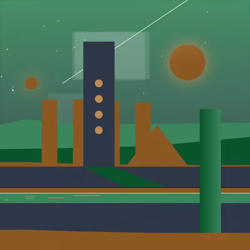 Abstract Temples #7