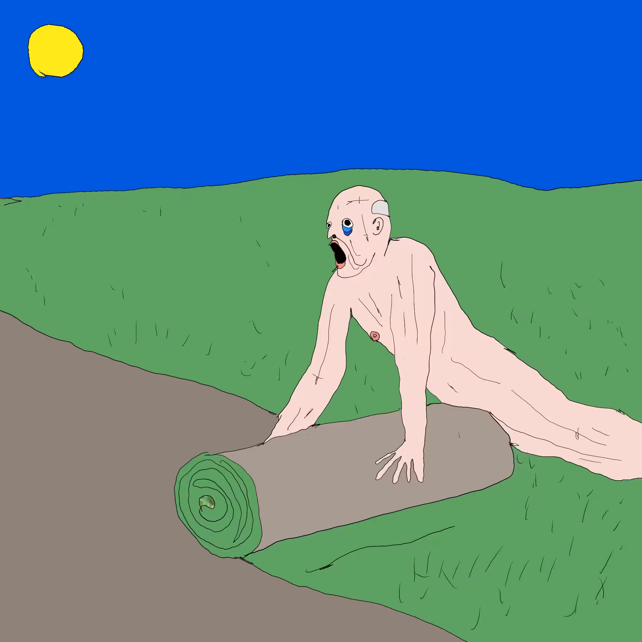 fully lubricated grass