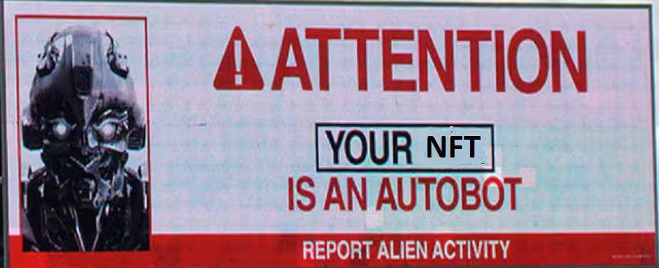 Your NFT is an Autobot