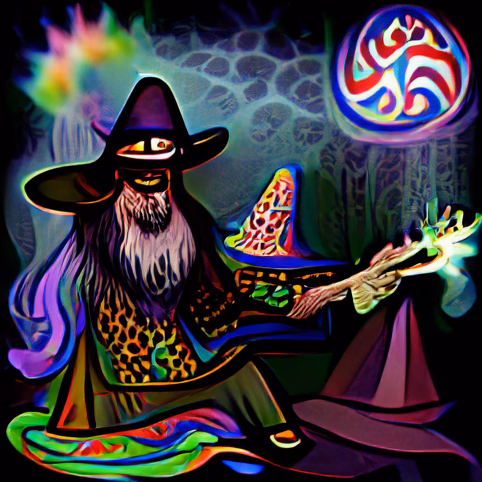 Psychedelic Wizard 010