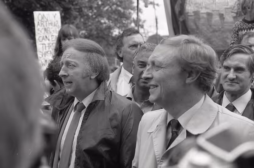 Arthur Scargill & Neil Kinnock