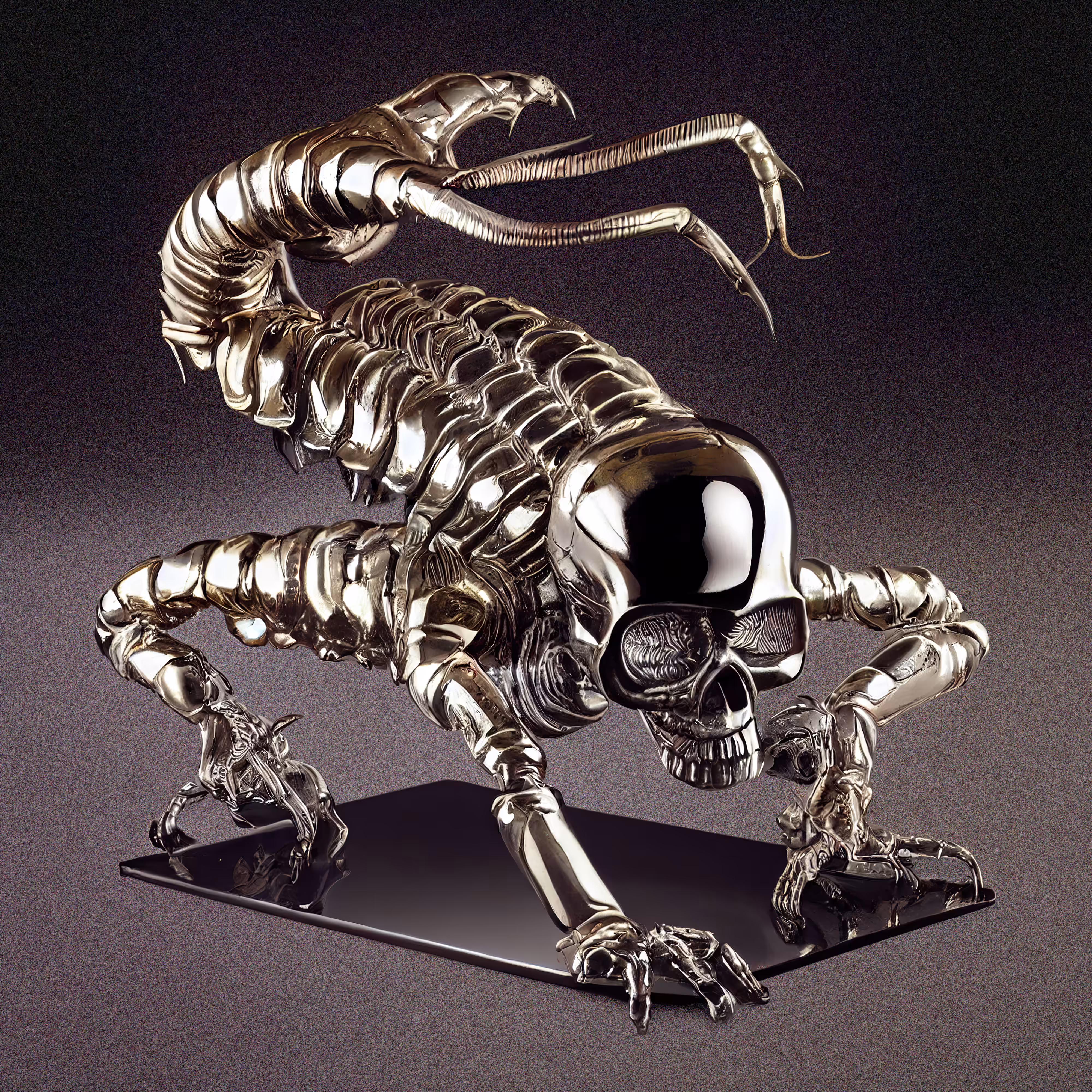 The metallic thing