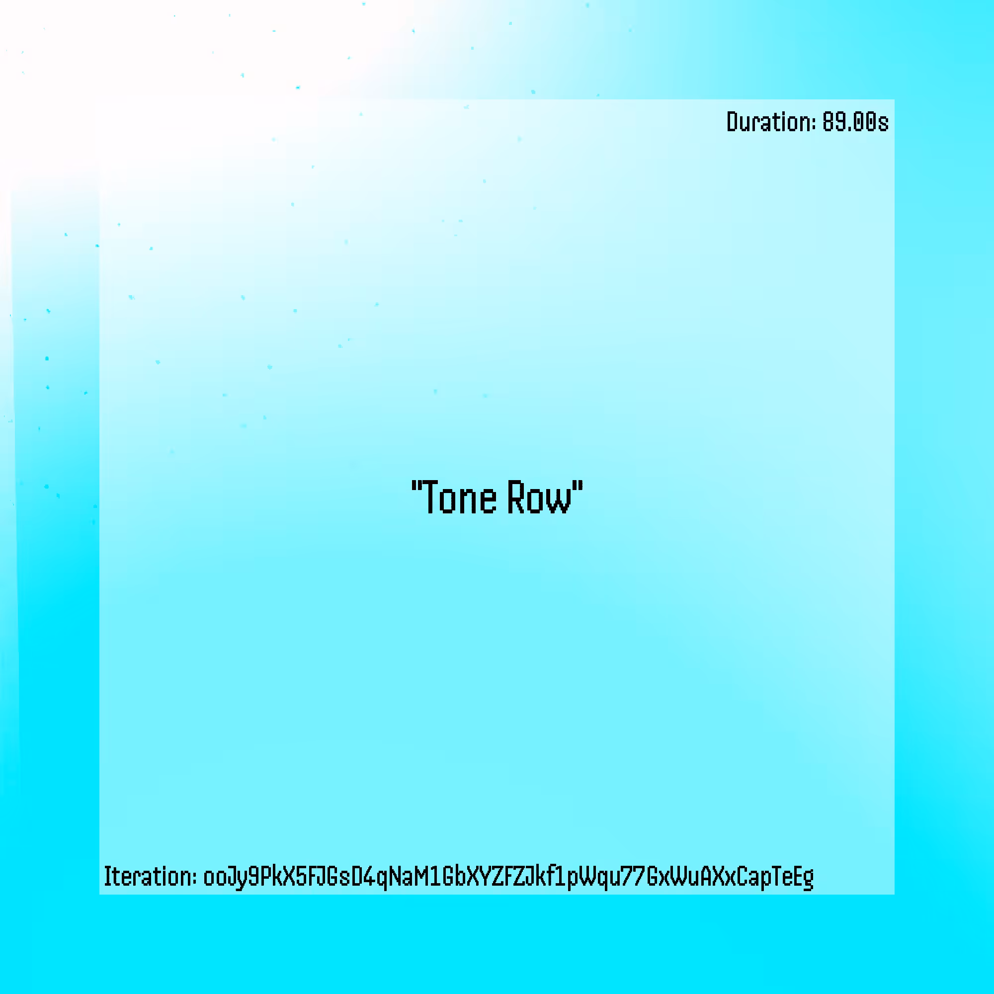 Tone Row #9