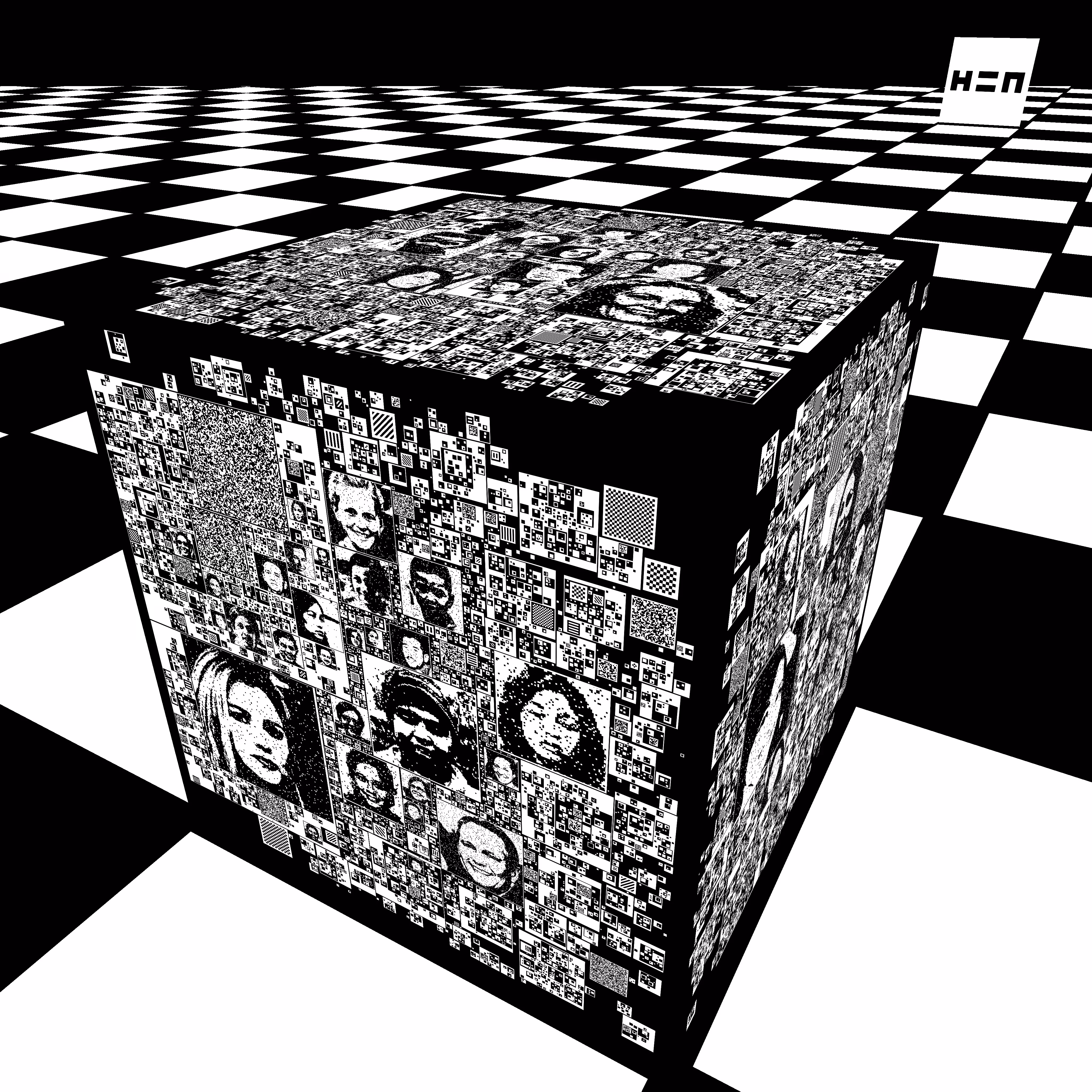 square haze black cube [support drop]
