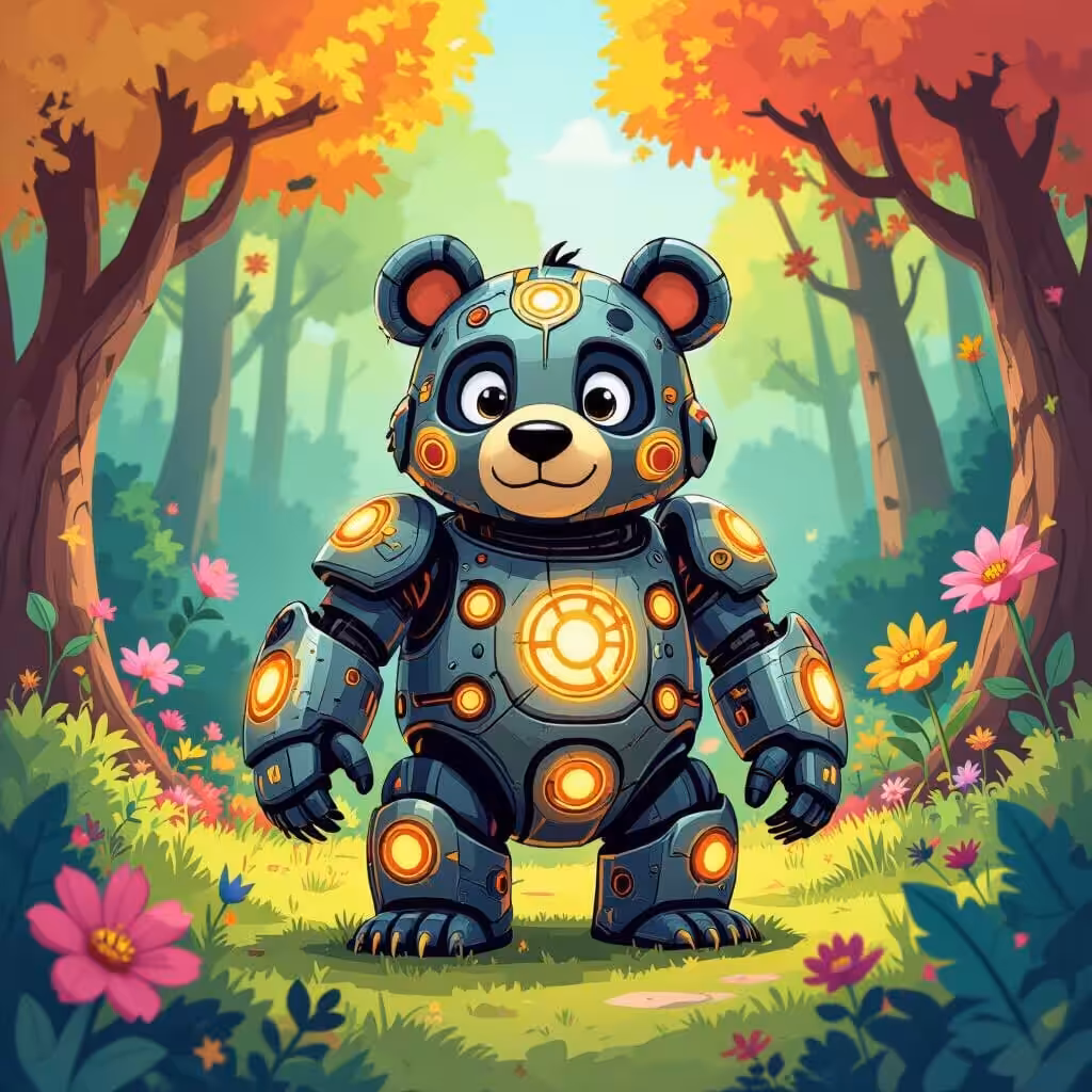 NightCafe Creations: Cartoon Critter 1
