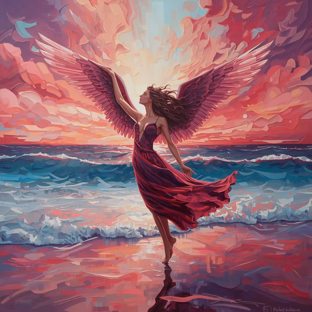 Angel waiting