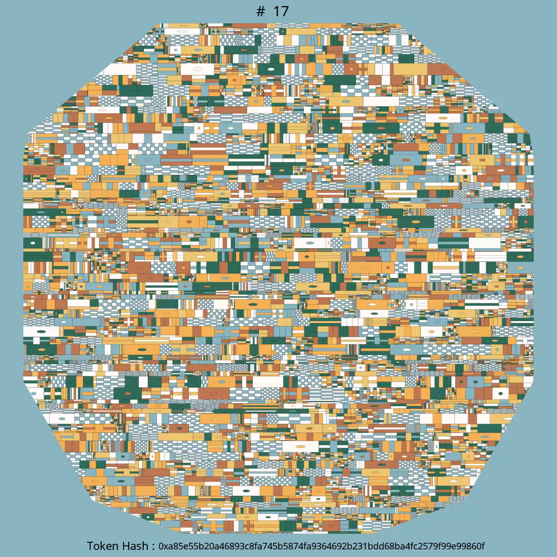 Abstracte Raster:The last piece #17