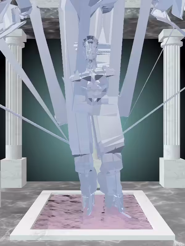 HeavenComputer: The Fragmented Threatening Blue Sky Man #2312