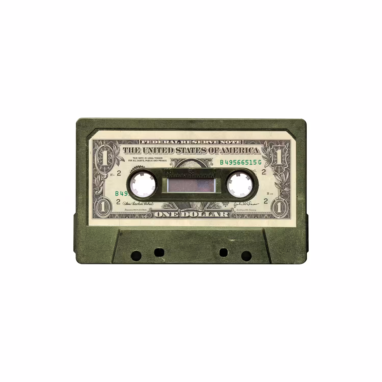 Cassette Dollar Bill