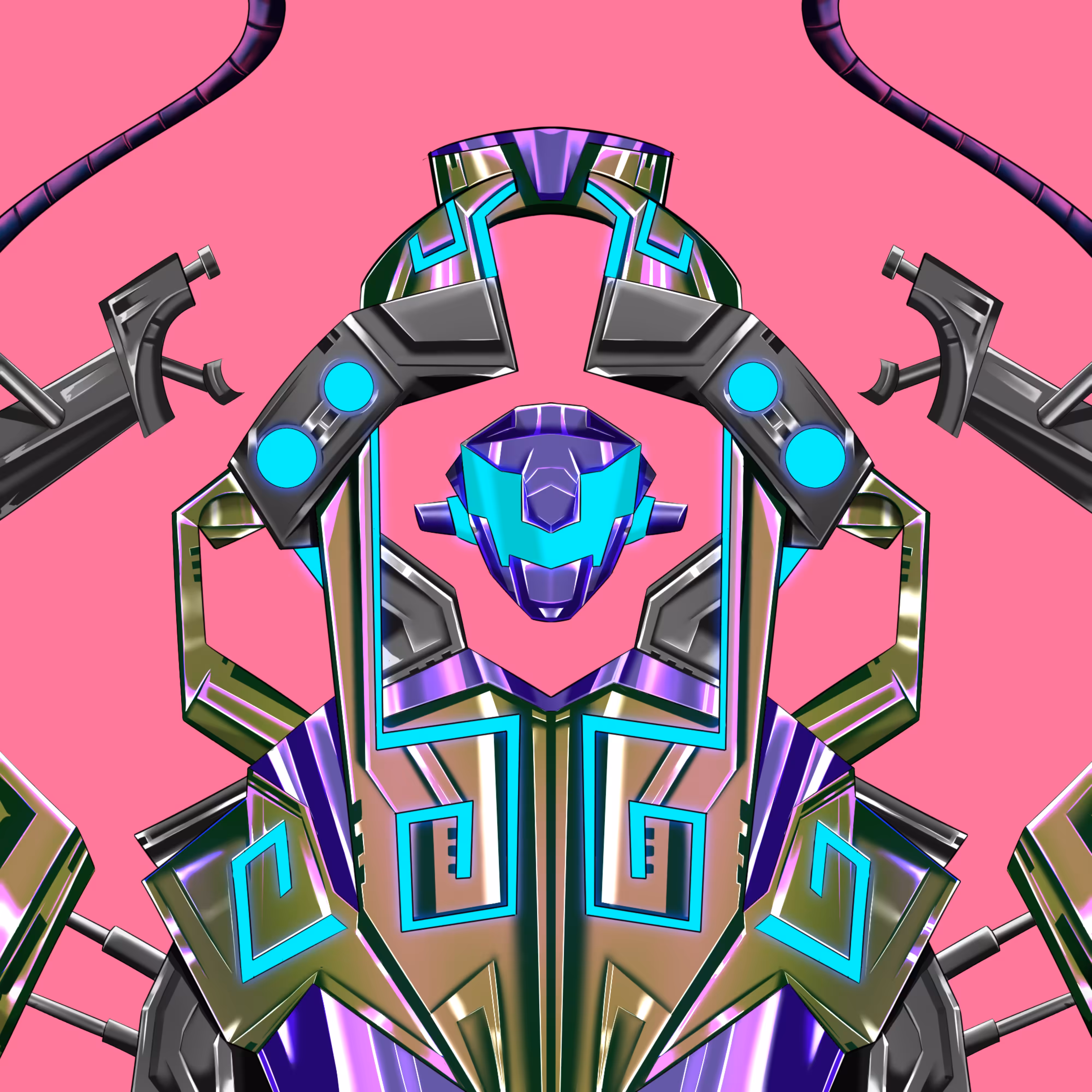 Mecha Zodiac Aquarius 