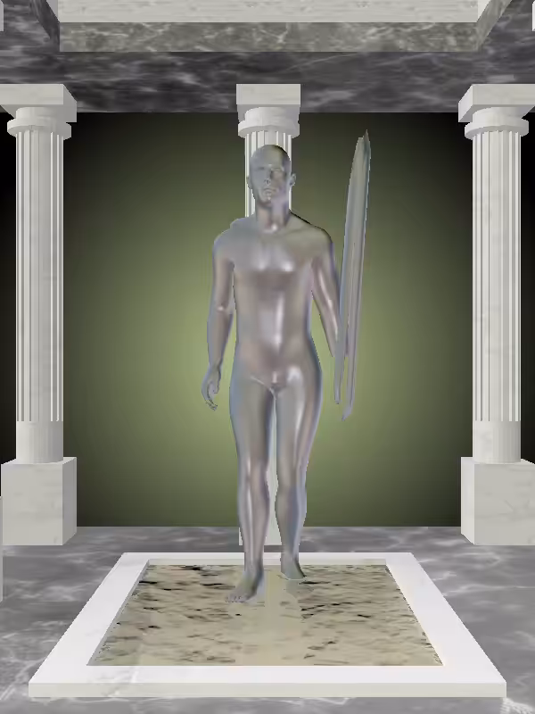 The Receding Opalescent Onyx Man #873