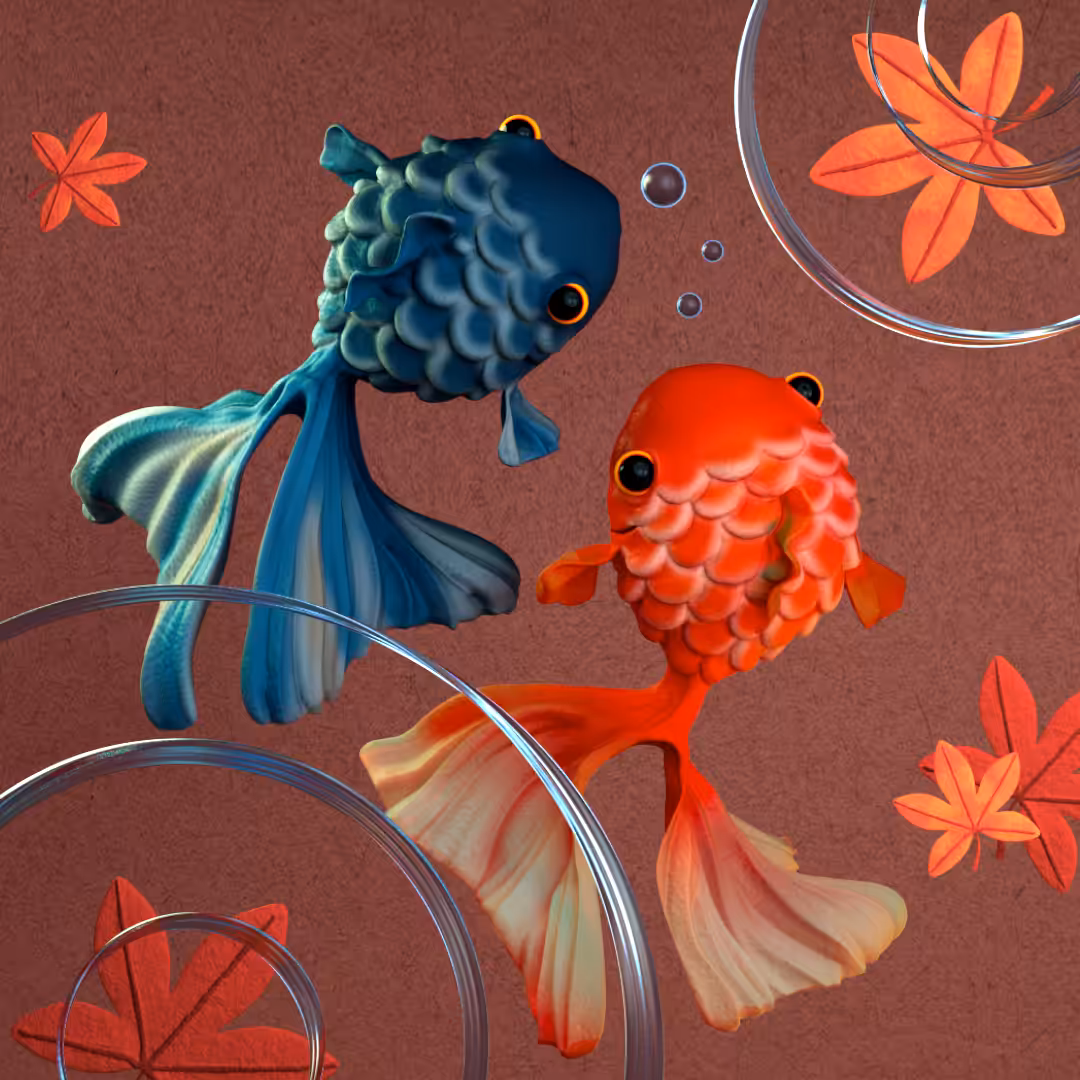Horimon 008 金魚;GOLD FISH