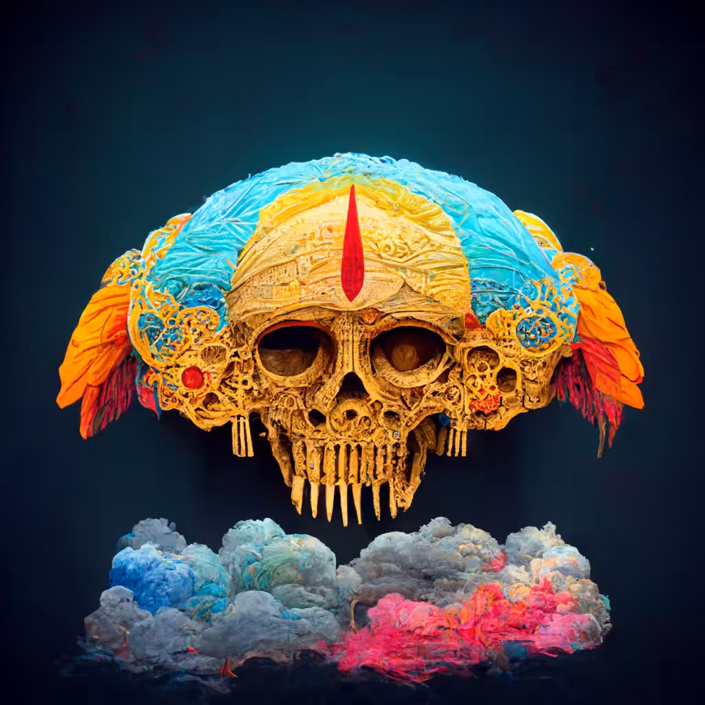 Skull #14 India - Celebrate 75 years of independence