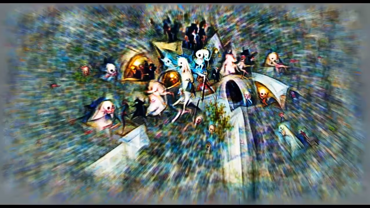 Lost Ghouls Escaping for dance party